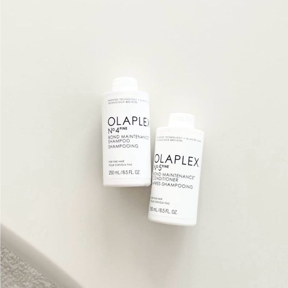 Olaplex Nº4 Fine Bond Maintenance Shampoo + Nº5 Fine Bond Conditioner